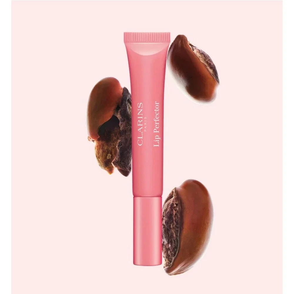 Clarins Lip Perfector Peptide Hydrating Lip Gloss 01 Rose Shimmer 5mL Lot of 2